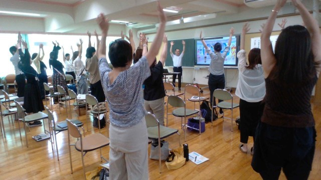 ストレッチマン新体操！の様子