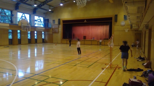 体育館の様子