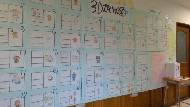 キャラクター投票できます