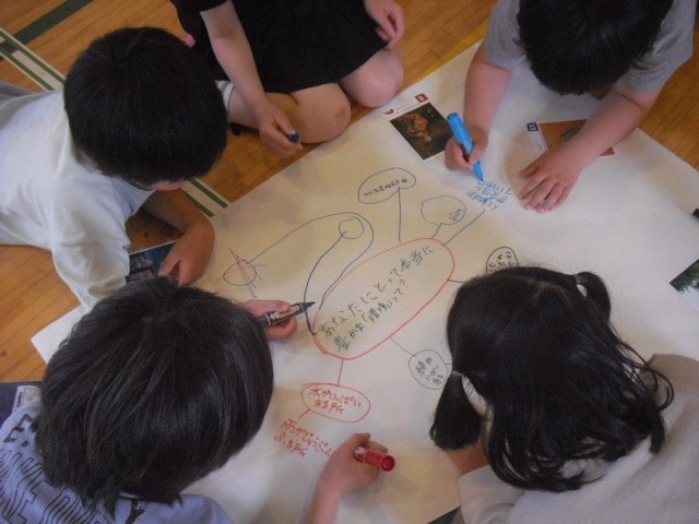 ワールドカフェをしている様子