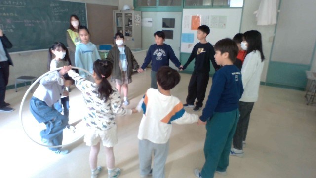 フラフープ送り