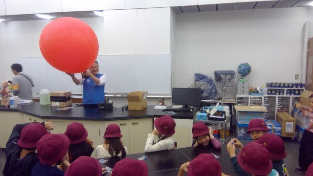 ハチラボ見学の様子