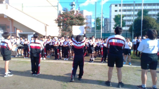 応援団も頑張っています